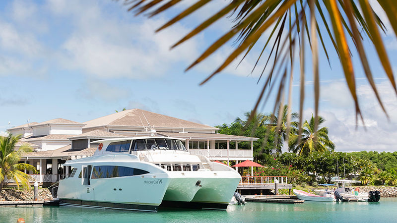 Ferry to Plantation Island Fiji
