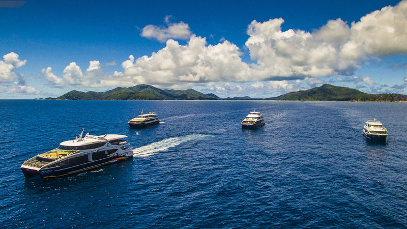 Seychelles ferry catcocos