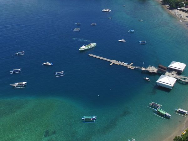 Senggigi harbour